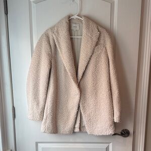 Vince Faux Fur Blazer Coat - Small